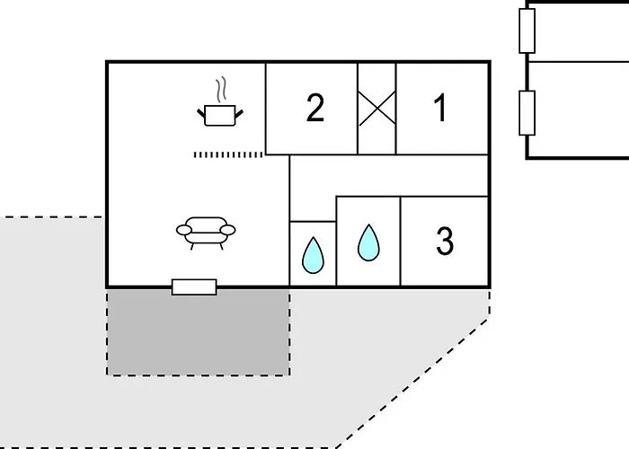 3 Bedroom Beautiful In Ferienhaus